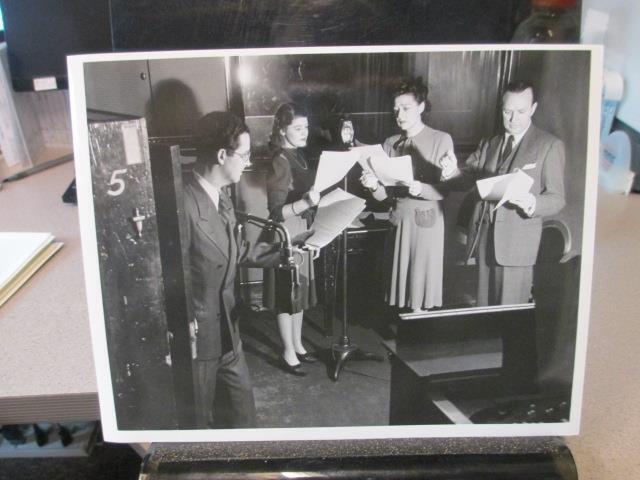 Nbc Radio Show Photo 1938 Stella Dallas Anne Elstner Vivien Smolen Rich Leonard