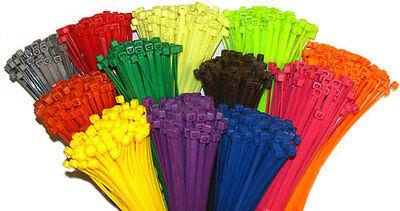 Usa Made Cable Ties/tie Wraps/ Zip Ties 7.56" 50lb 100 Pack Mil-spec Pick Color