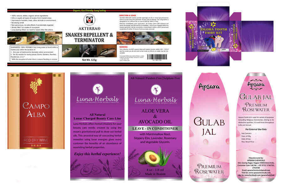 Custom Professional Product Label/package Design - Unlimited Revisions