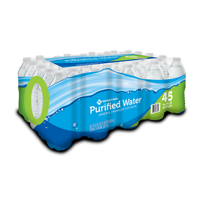 Member's Mark Mineral-enhanced Purified Bottled Water (16.9oz / 45 Pack)