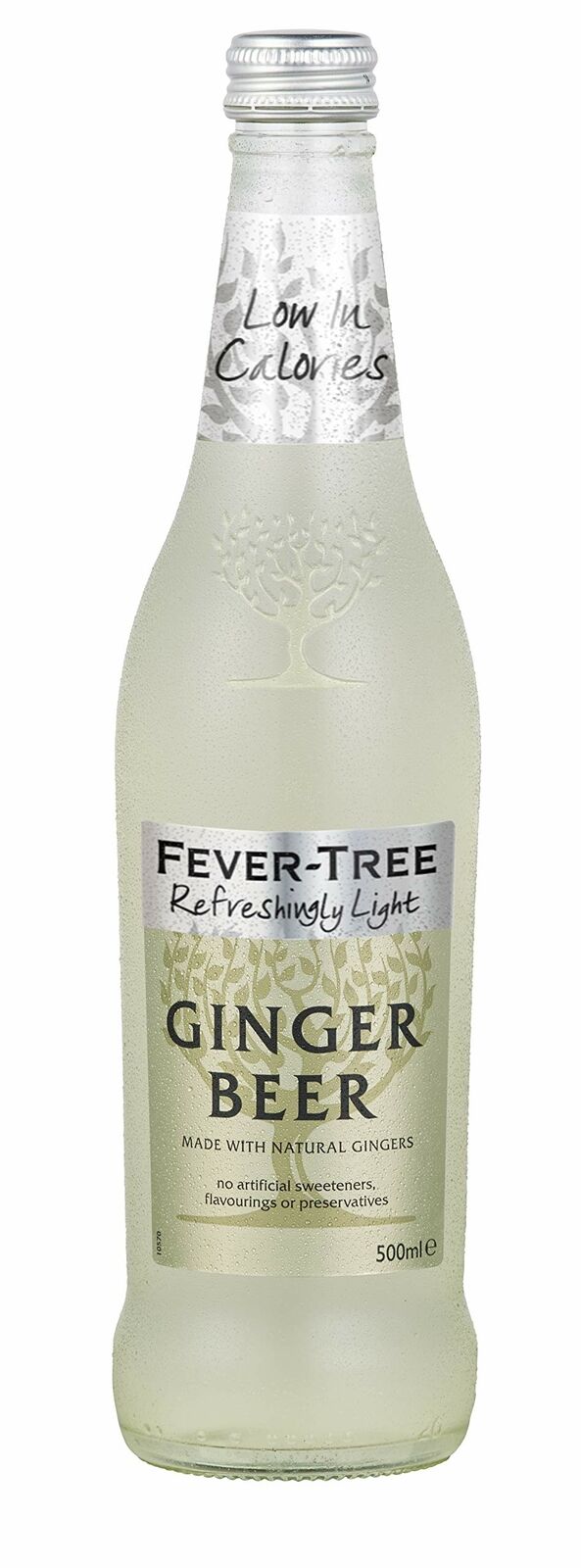 Fever-tree Naturally Light Ginger Beer, 16.9 Ounce Glass Bottles (pack Of 8)