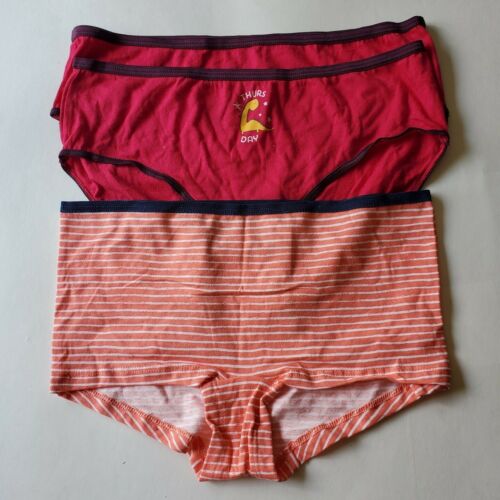 Cat & Jack Hanes Girls Teens Underwear Panties Brief  3 Piece - Size 12