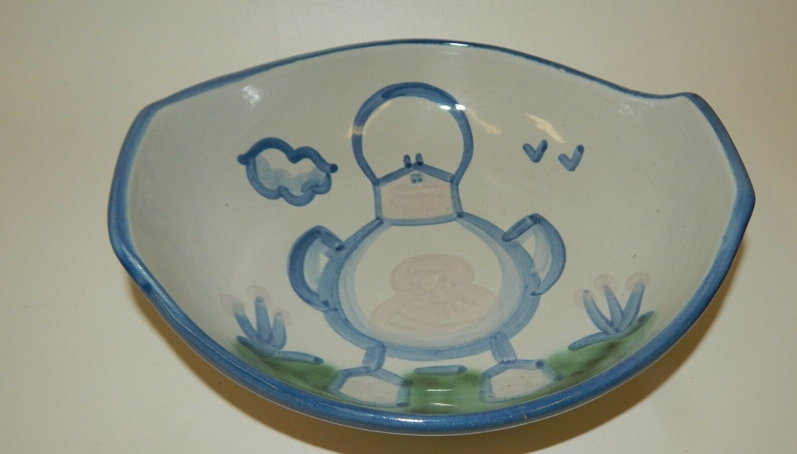 Hadley Art Pottery - Country Duck Venetian Oblong Serving Bowl Dish