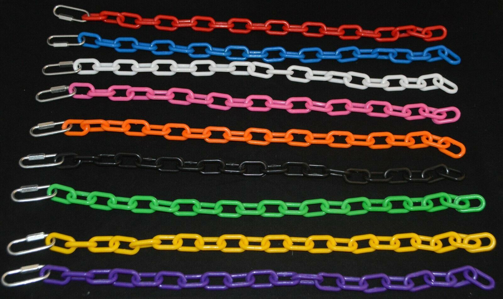 Goat Collars Plastic Chain With Metal Quick Link 20" Long