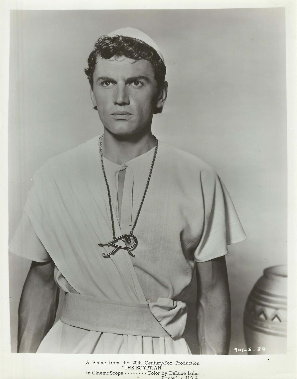 Edmund Purdom In "the Egyptian" Original Vintage Photograph 1954 Portrait