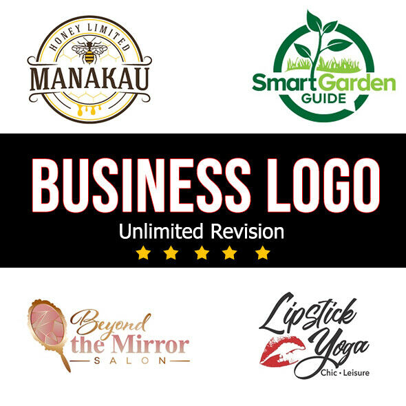 Professional Custom Logo Design + Business Logo+ Unlimited Revision + Graphics