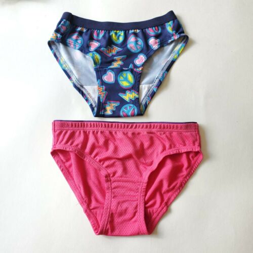 Fruit Of The Loom Girls Underwear Panties Brief Assordet 2 Piece - Size 6