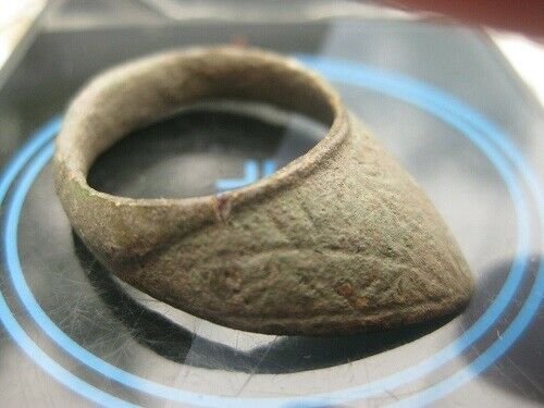 Vintage Authentic Bronze Ring For A Bow From Ottoman Empire 5.12g