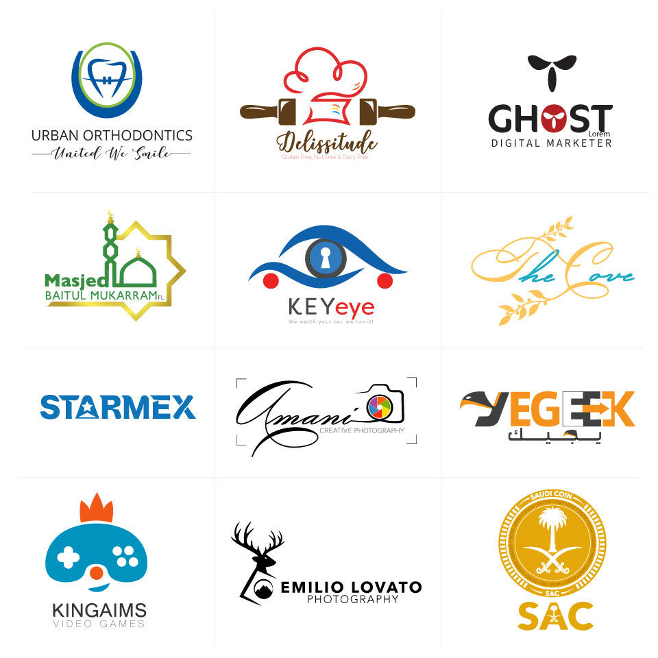 Professional Business Custom Logo Graphic Design - Unlimited Revisions - Vector