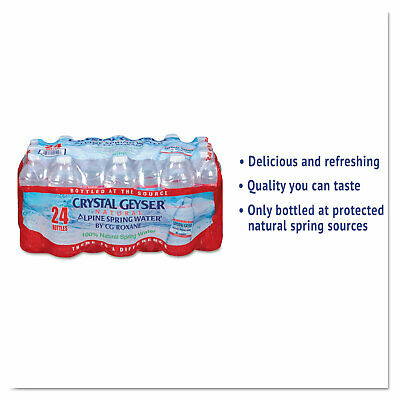 Crystal Geyser Alpine Spring Water 16.9 Oz Bottle 24/case 24514ct