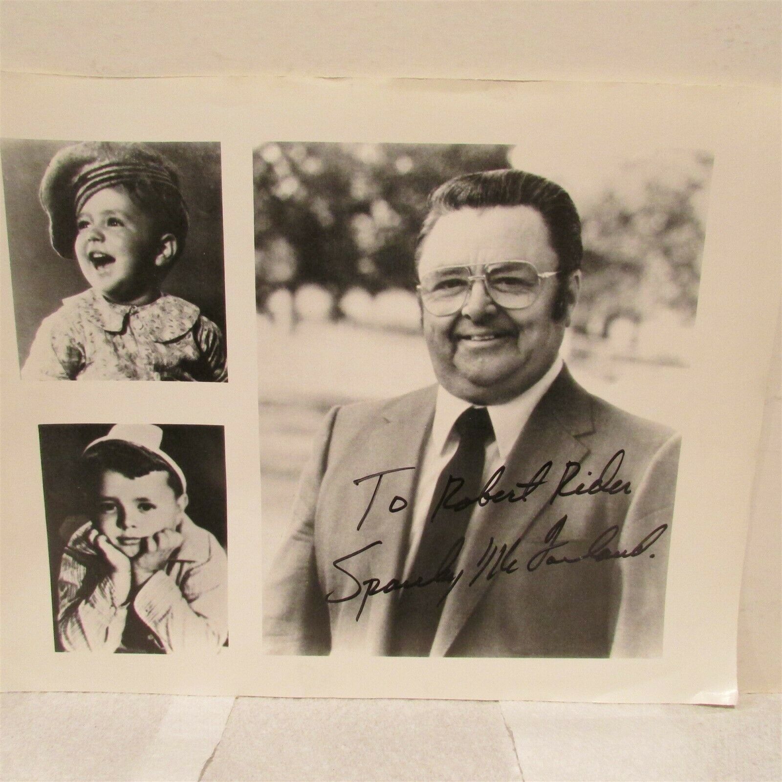 Spanky Mcfarland Little Rascals Our Gang Signed Autographed 8x11" Photo