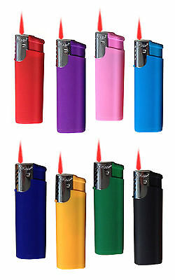 5-flags Windproof Flame Rubber Coated Lighter - Lot Of 5 Pieces Lighters