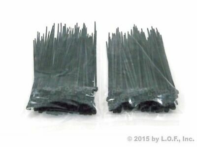 200 Pack 4 Inch Zip Cable Ties Nylon Black 18 Lbs Uv Weather Resistant Wire