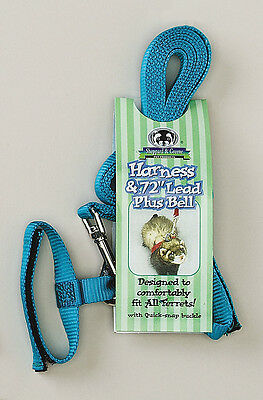Ferret Harness W/ Bell &  72 Inch Lead - Sheppard & Greene Harness