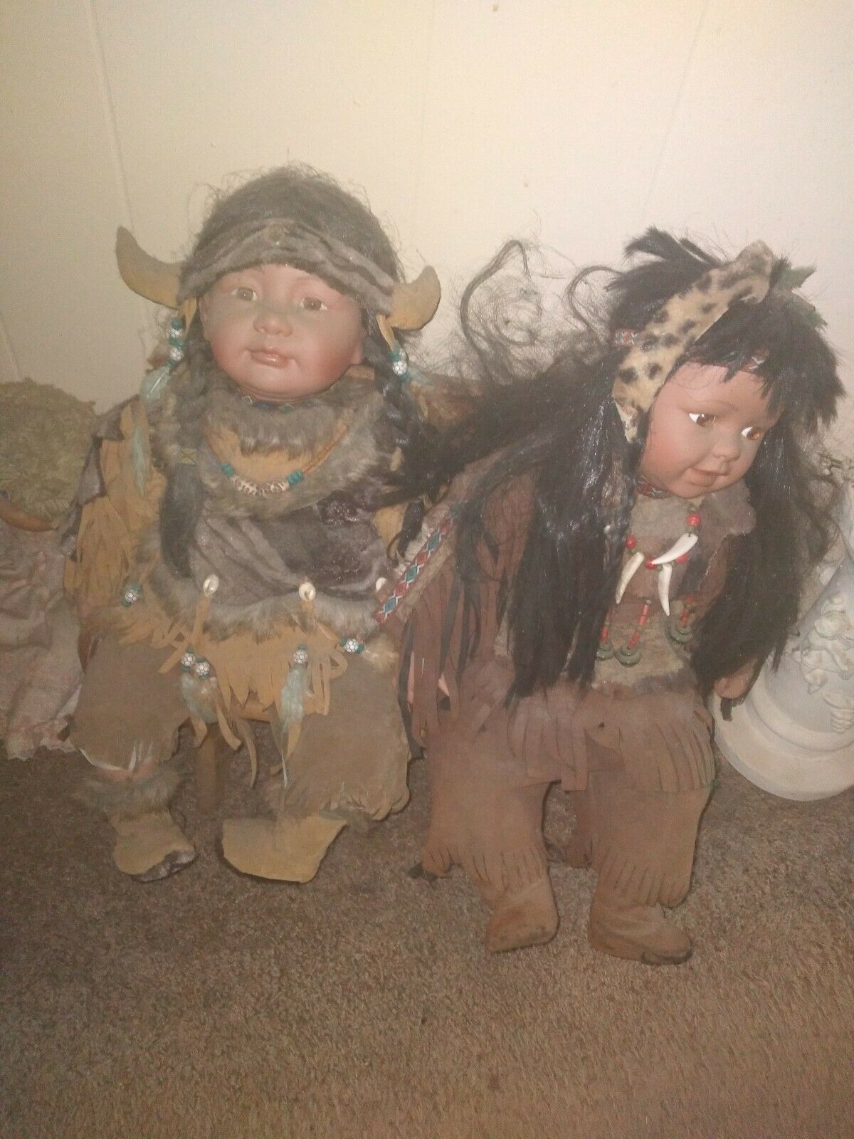 Old Indian Porcelain Dolls