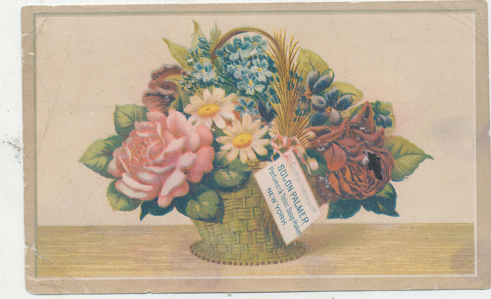 C9989  Victorian Trade Card   Palmers Lotion Soap Etc