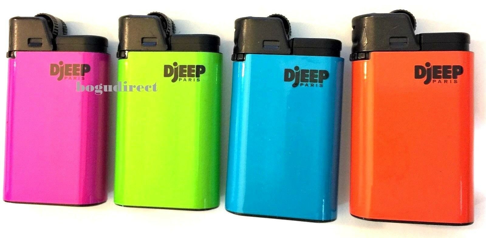Djeep Large Lighter Hot Body Neon Colors 4 Pcs