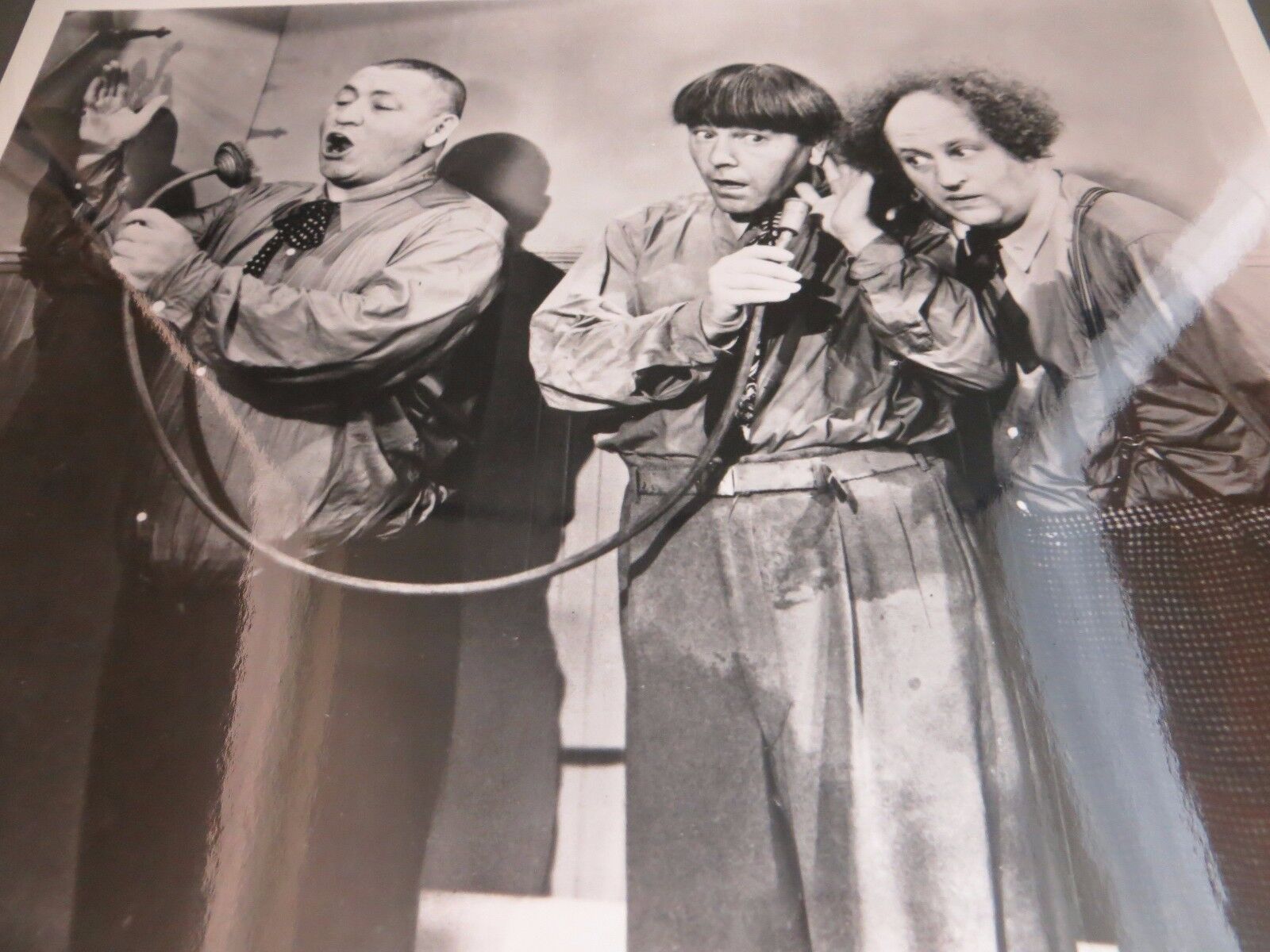 1930s The Three Stooges Larry Moe Curly Plumber Scene Still Photo Print #526