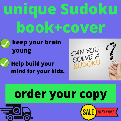 I Will Create A Sudoku Activity Book Interior For Your Amazon Kdp With Cover